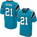 Men Nike Carolina Panthers &21 Thomas DeCoud Elite Blue Alternate NFL Jersey