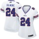 Women Nike Buffalo Bills &24 Stephon Gilmore Elite White NFL Jersey