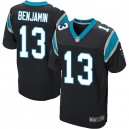 Men Nike Carolina Panthers &13 Kelvin Benjamin Elite Black Team Color NFL Jersey
