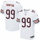 Men Nike Chicago Bears &99 Dan Hampton Elite White NFL Jersey