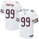 Men Nike Chicago Bears &99 Dan Hampton Elite White NFL Jersey