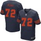 Men Nike Chicago Bears &72 William Perry Elite Navy Blue 1940s Throwback Alternate NFL Jersey