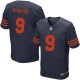 Men Nike Chicago Bears &9 Jim McMahon Elite Navy Blue 1940s Throwback Alternate NFL Jersey