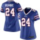 Women Nike Buffalo Bills &24 Stephon Gilmore Elite Royal Blue Team Color NFL Jersey