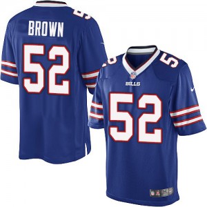 Bills de Buffalo jeunes Nike # 52 Preston marron bleu roi élite équipe NFL Maillot Magasin de couleur Bills de Buffalo jeunes Nike # 52 Preston marron bleu roi élite équipe NFL Maillot Magasin de couleur
