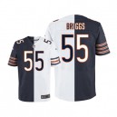 Men Nike Chicago Bears &55 Lance Briggs Elite Team/Road Two Tone NFL Jersey