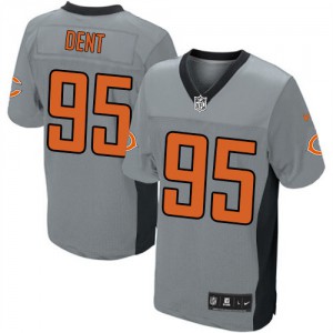 Hommes Nike Chicago Bears # 95 Richard Dent élite gris ombre NFL Maillot Magasin