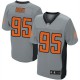 Men Nike Chicago Bears &95 Richard Dent Elite Grey Shadow NFL Jersey