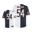 Men Nike Chicago Bears &54 Brian Urlacher Elite Team/Road Two Tone NFL Jersey