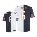 Men Nike Chicago Bears &6 Jay Cutler Elite Team/Road Two Tone NFL Jersey