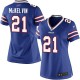 Women Nike Buffalo Bills &21 Leodis McKelvin Elite Royal Blue Team Color NFL Jersey
