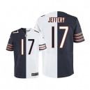 Men Nike Chicago Bears &17 Alshon Jeffery Elite Team/Road Two Tone NFL Jersey