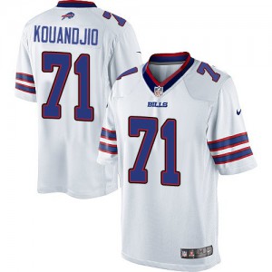 Bills de Buffalo jeunes Nike # 71 Cyrus Kouandjio Élite blanc NFL Maillot Magasin