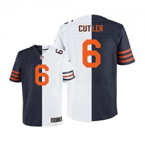 Hommes Nike Chicago Bears # 6 Jay Cutler élite Team/années 1940 deux tonnes NFL Maillot Magasin