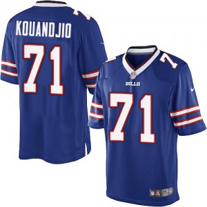 Bills de Buffalo jeunes Nike # 71 Cyrus Kouandjio Élite bleu Royal équipe NFL Maillot Magasin de couleur