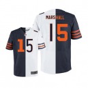 Men Nike Chicago Bears &15 Brandon Marshall Elite Team/1940s Two Tone NFL Jersey