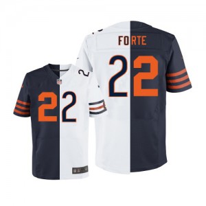 Hommes Nike Chicago Bears # 22 Matt Forte élite Team/années 1940 deux tonnes NFL Maillot Magasin