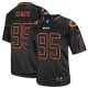 Men Nike Chicago Bears &95 Richard Dent Elite Lights Out Black NFL Jersey