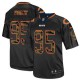 Men Nike Chicago Bears &95 Richard Dent Elite Black Camo Fashion NFL Jersey