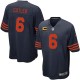 Youth Nike Chicago Bears &6 Jay Cutler Elite Navy Blue 1940s Throwback Alternate C Patch NFL Jersey