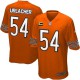 Youth Nike Chicago Bears &54 Brian Urlacher Elite Orange Alternate C Patch NFL Jersey