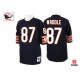 Mitchell And Ness Chicago Bears &87 Tom Waddle Blue Team Color Authentic Throwback NFL Jersey