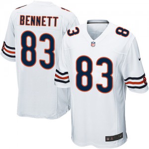 Jeunes Bears de Chicago Nike # 83 Martellus Bennett élite blanc NFL Maillot Magasin