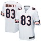 Youth Nike Chicago Bears &83 Martellus Bennett Elite White NFL Jersey