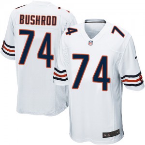 Jeunes Bears de Chicago Nike # 74 Jermon Bushrod élite NFL blanc Maillot Magasin