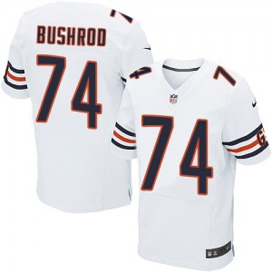 Hommes Nike Chicago Bears # 74 Jermon Bushrod Élite blanc NFL Maillot Magasin