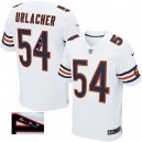Men Nike Chicago Bears &54 Brian Urlacher White Elite Autographed NFL Jersey