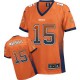 Women Nike Chicago Bears &15 Brandon Marshall Elite Orange Drift Fashion NFL Jersey
