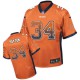 Men Nike Chicago Bears &34 Walter Payton Elite Orange Drift Fashion NFL Jersey
