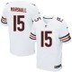 Men Nike Chicago Bears &15 Brandon Marshall Elite White NFL Jersey