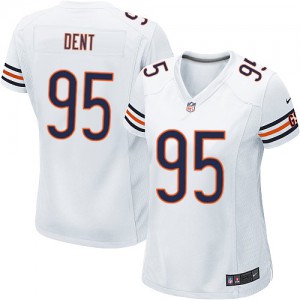 Femmes Nike Chicago Bears # 95 Richard Dent Élite blanc NFL Maillot Magasin