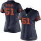 Women Nike Chicago Bears &51 Dick Butkus Elite Navy Blue 1940s Throwback Alternate NFL Jersey