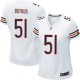 Women Nike Chicago Bears &51 Dick Butkus Elite White NFL Jersey