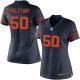 Women Nike Chicago Bears &50 Mike Singletary Elite Navy Blue 1940s Throwback Alternate NFL Jersey