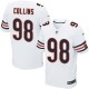 Men Nike Chicago Bears &98 Nate Collins Elite White NFL Jersey