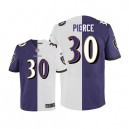 Men Nike Baltimore Ravens &30 Bernard Pierce Elite Team/Road Two Tone NFL Jersey