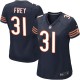 Women Nike Chicago Bears &31 Isaiah Frey Elite Navy Blue Team Color NFL Jersey