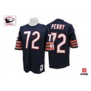 Mitchell et Ness Chicago Bears # 72 équipe William Perry bleu couleur Throwback authentique NFL maillot Mitchell et Ness Chicago Bears # 72 équipe William Perry bleu couleur Throwback authentique NFL maillot