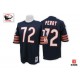 Mitchell And Ness Chicago Bears &72 William Perry Blue Team Color Authentic Throwback NFL Jersey