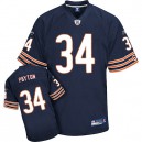 Youth Reebok Chicago Bears &34 Walter Payton Blue Team Color Authentic Throwback NFL Jersey