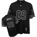 Reebok Chicago Bears &89 Mike Ditka Black Shadow Authentic Throwback NFL Jersey