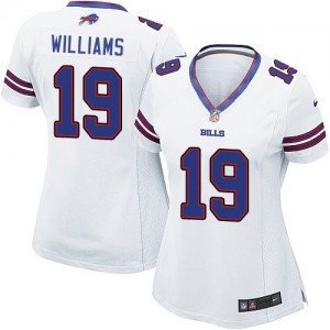 Femmes Nike Bills de Buffalo # 19 Mike Williams Élite blanc NFL Maillot Magasin