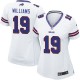 Women Nike Buffalo Bills &19 Mike Williams Elite White NFL Jersey