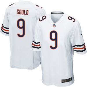 Jeunes Bears de Chicago Nike # 9 Robbie Gould élite NFL blanc Maillot Magasin