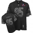 Reebok Chicago Bears &95 Richard Dent Black Shadow Hall of Fame 2011 Premier EQT Throwback NFL Jersey