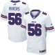Men Nike Buffalo Bills &56 Keith Rivers Elite White NFL Jersey